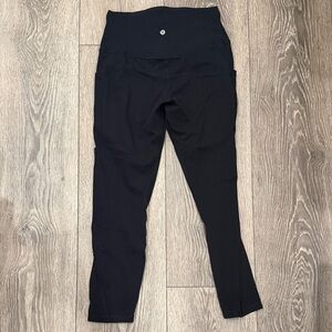 Lululemon Black High-Waisted Leggings with Pockets